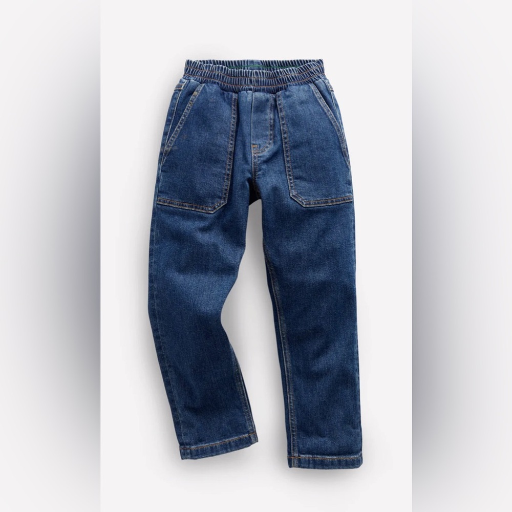 Mini Boden Size 3 to 4 years Pull On Jeans Medium Wash